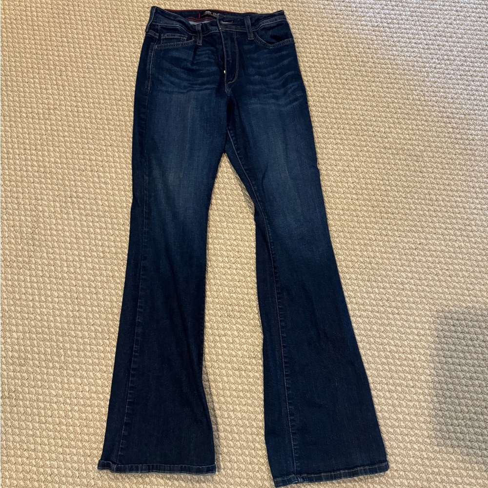Women's Dark Blue Flare Jeans